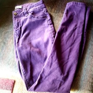 Purple Skinny jeans